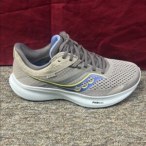 Saucony Gray and Blue Athletic Shoes